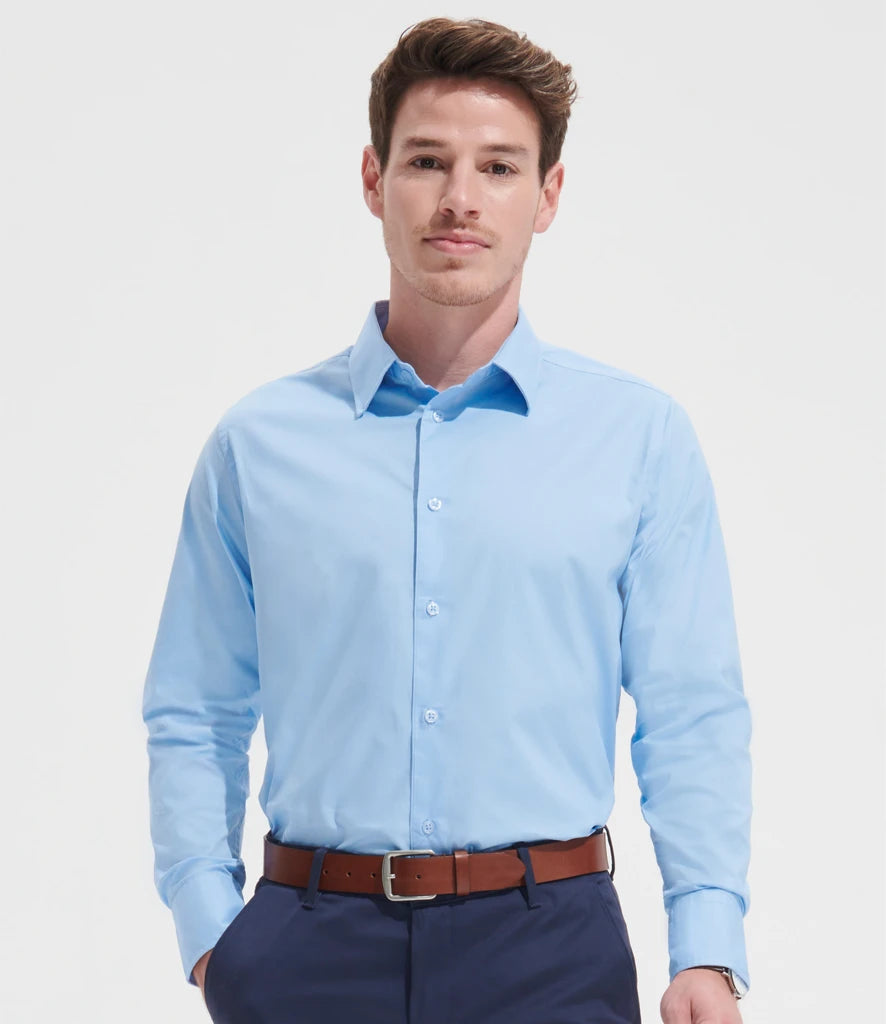 17000 — SOL'S Brighton Long Sleeve Fitted Shirt