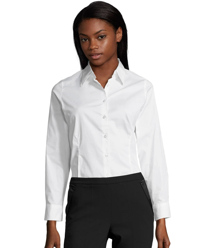 17015 — SOL'S Ladies Eden Long Sleeve Fitted Shirt