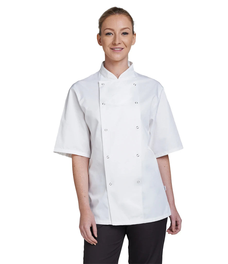 AF002 — Dennys Short Sleeve Chef's Jacket