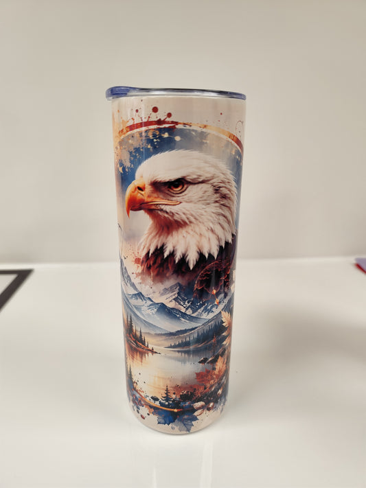 Autumn Eagle tumbler