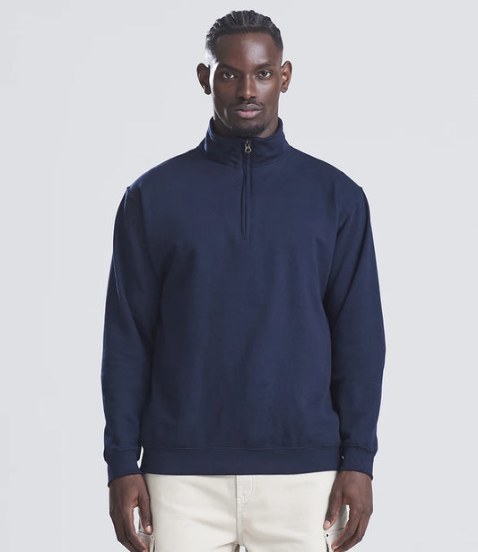JH046 — AWDis Zip Neck Sweatshirt