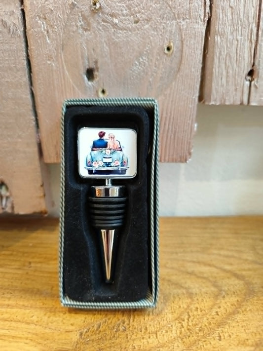 Just Married Wine Stopper | Wedding Bottle Stopper Gift