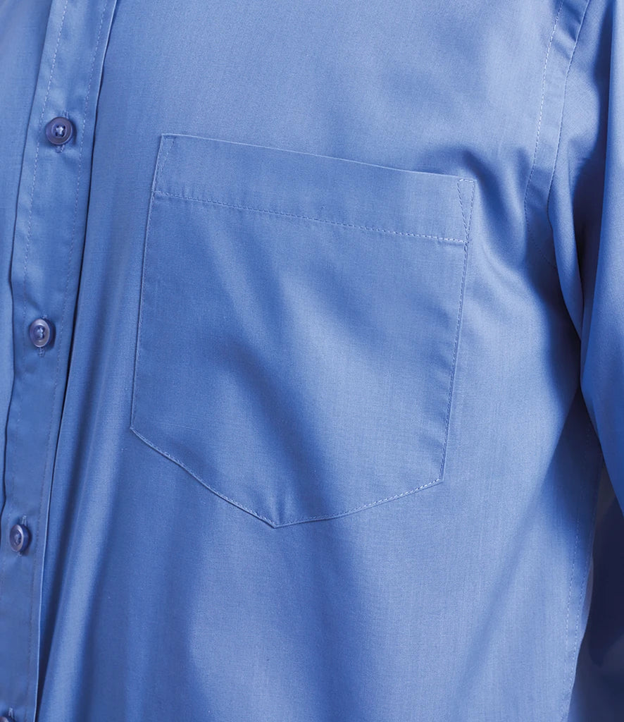 PR202 — Premier Short Sleeve Poplin Shirt