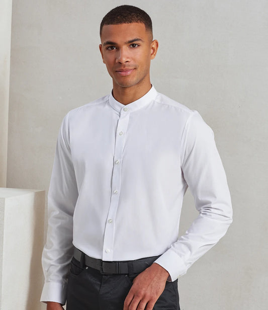 PR258 — Premier Long Sleeve Grandad Shirt
