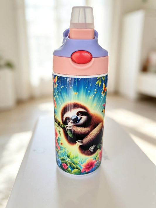 Sloth 12oz Kids Water Bottle | Stainless Steel Sloth Bottle