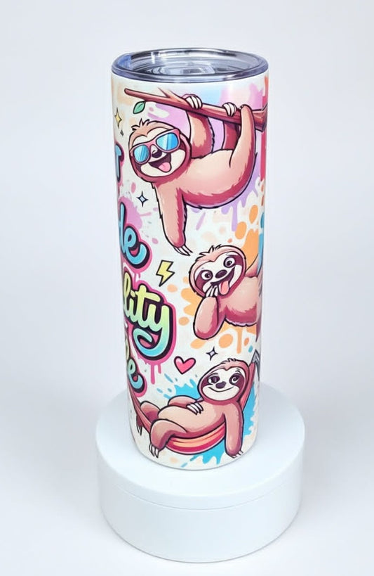 Sloth 20oz Insulated Tumbler | Stainless Steel Sloth Tumbler