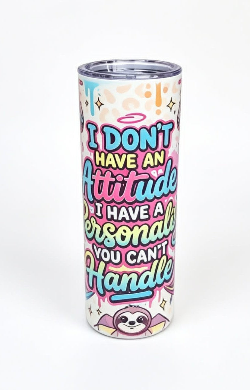 Sloth 20oz Insulated Tumbler | Stainless Steel Sloth Tumbler