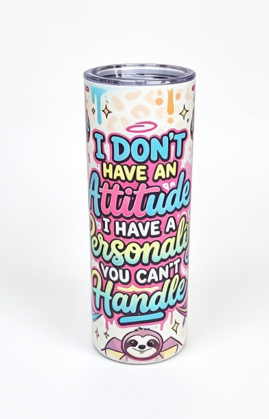Sloth 20oz Insulated Tumbler | Stainless Steel Sloth Tumbler