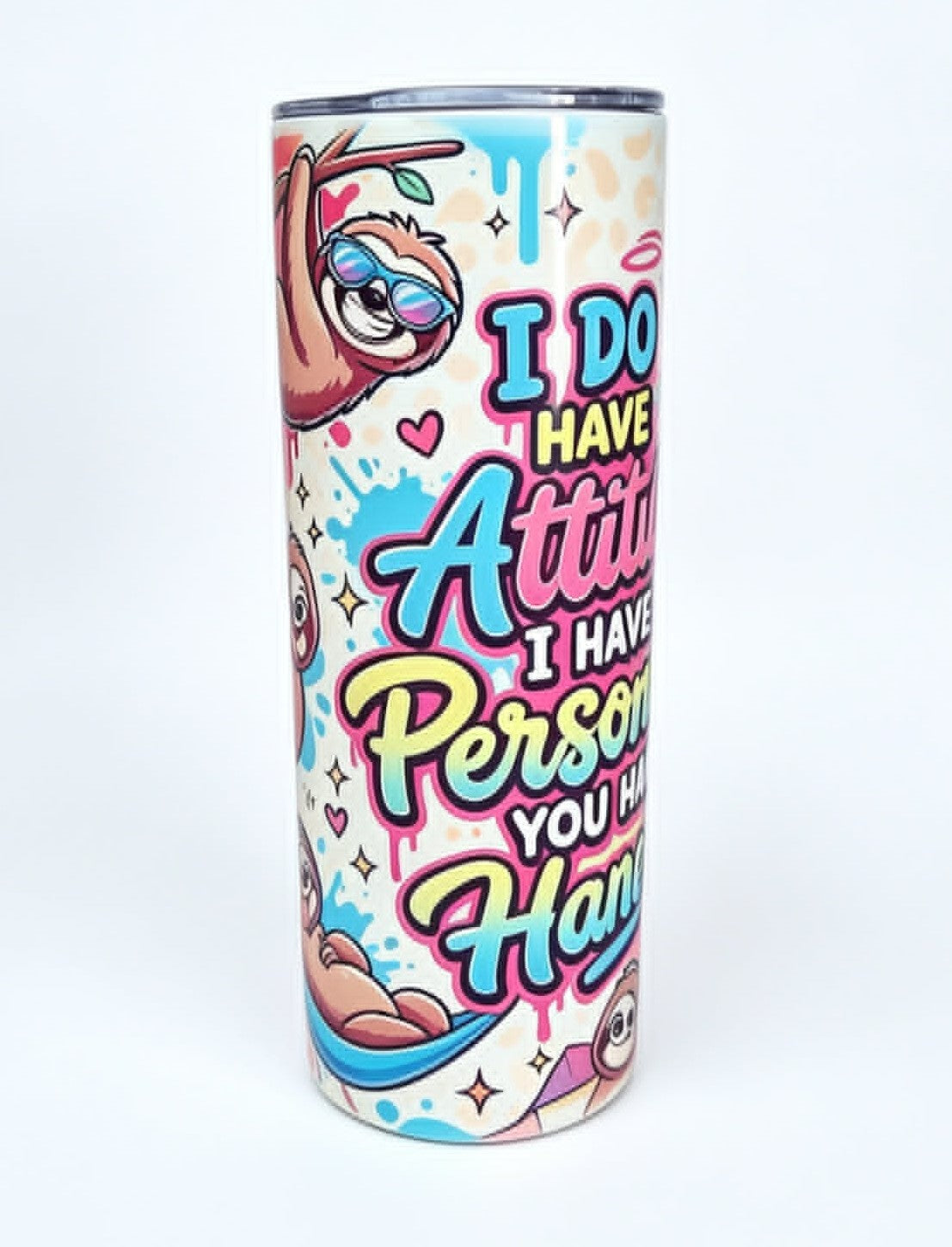 Sloth 20oz Insulated Tumbler | Stainless Steel Sloth Tumbler