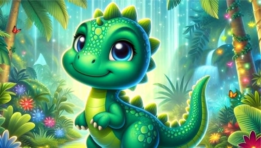 Cute Dinosaur 12oz Kids Water Bottle | Stainless Steel Dino Bottle