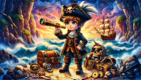 Pirate 12oz Kids Water Bottle | Stainless Steel Pirate Bottle
